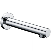 Acl Yale Round 180 mm Chrome and Black Bath Spout